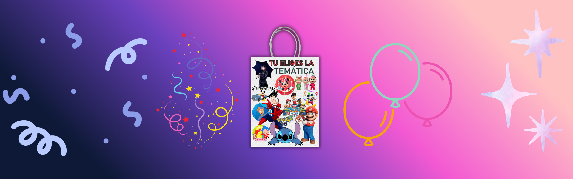 BOLSAS PERSONALIZADAS CUMPLEAÑOS